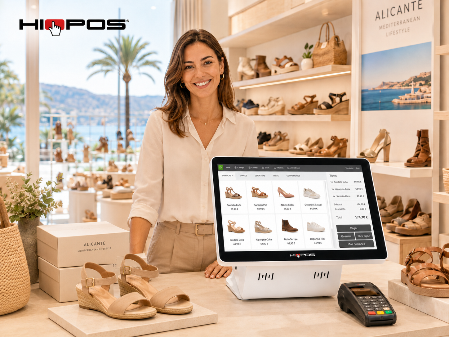 TPV HIOPOS para zapaterías y tiendas de calzado en Alicante